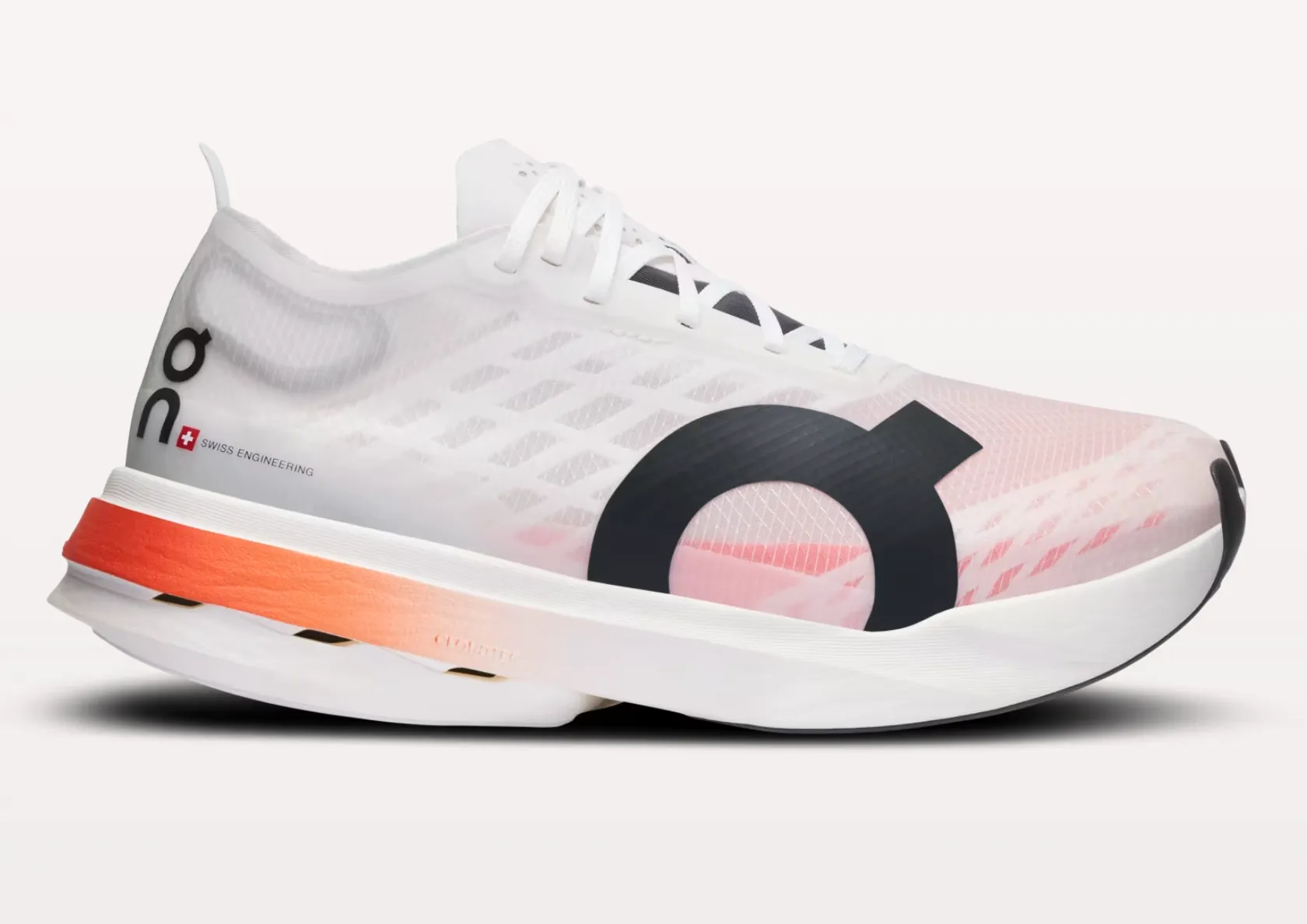 rainy day running shoes gym-goer Women's Cloudboom Strike (White/Black)