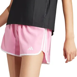 Wide Leg Silhouette adidas 3 Inch Marathon 20 Womens Running Shorts - Pink