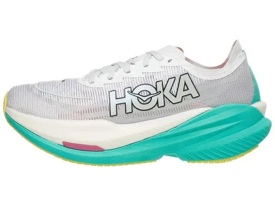 Hoka | Mach X2 | Women's | Frost/Electric Aqua Flat Terrain
