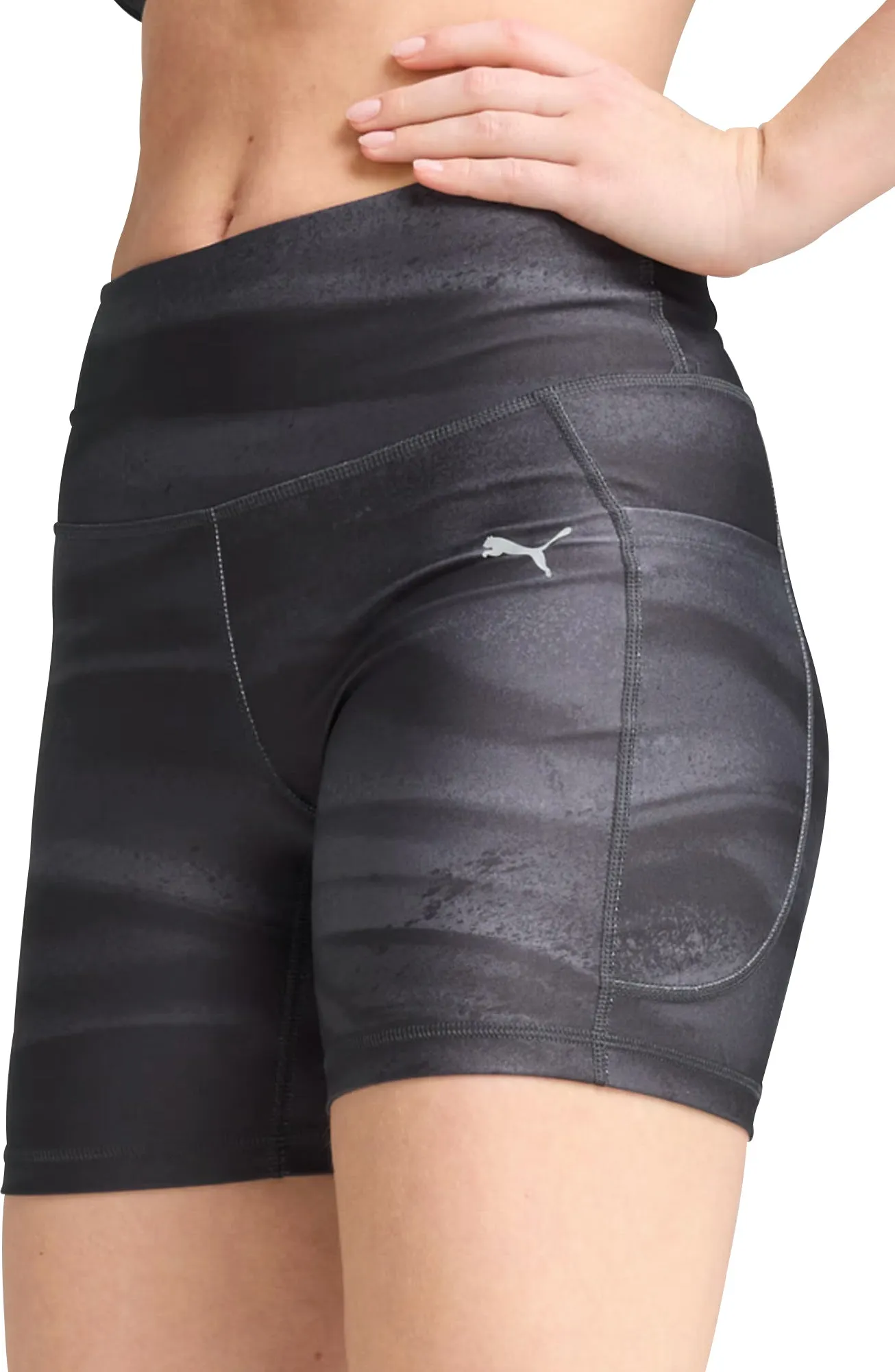 Puma Velocity 5 Inch Womens Short Running Tights - Black Gentle On Skin