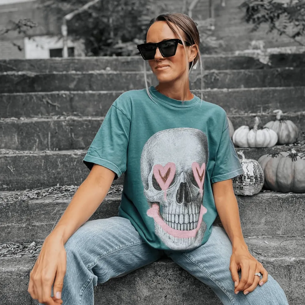 Skelly Smiles Tee Athletic Comfort Wear WrinkleFreeFabric