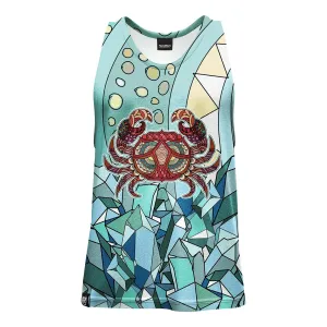 Seamless Design Color - coordinated Cancer Zodiac Tank Top