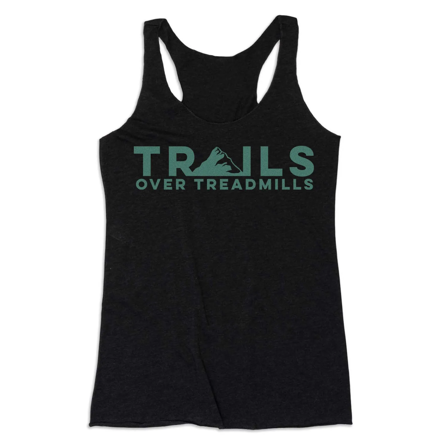 Women's Everyday Tank Top - Trails Over Treadmills on - road Durable Double Stitched Seams