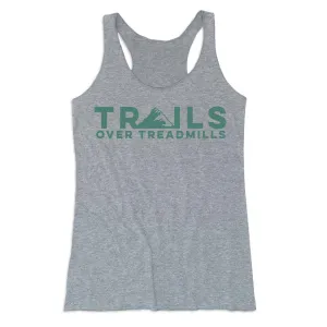 Women's Everyday Tank Top - Trails Over Treadmills long - distance transportation Machine - learning - enabled