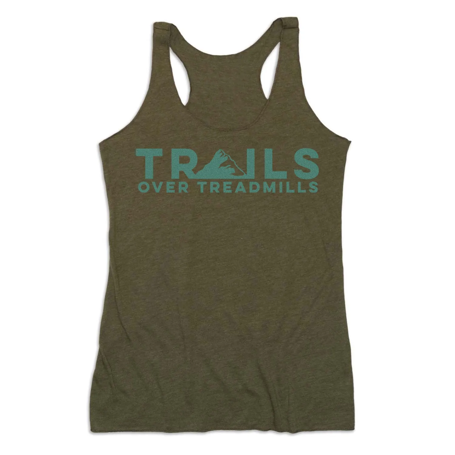 Women's Everyday Tank Top - Trails Over Treadmills Anti Odor Material horizontal