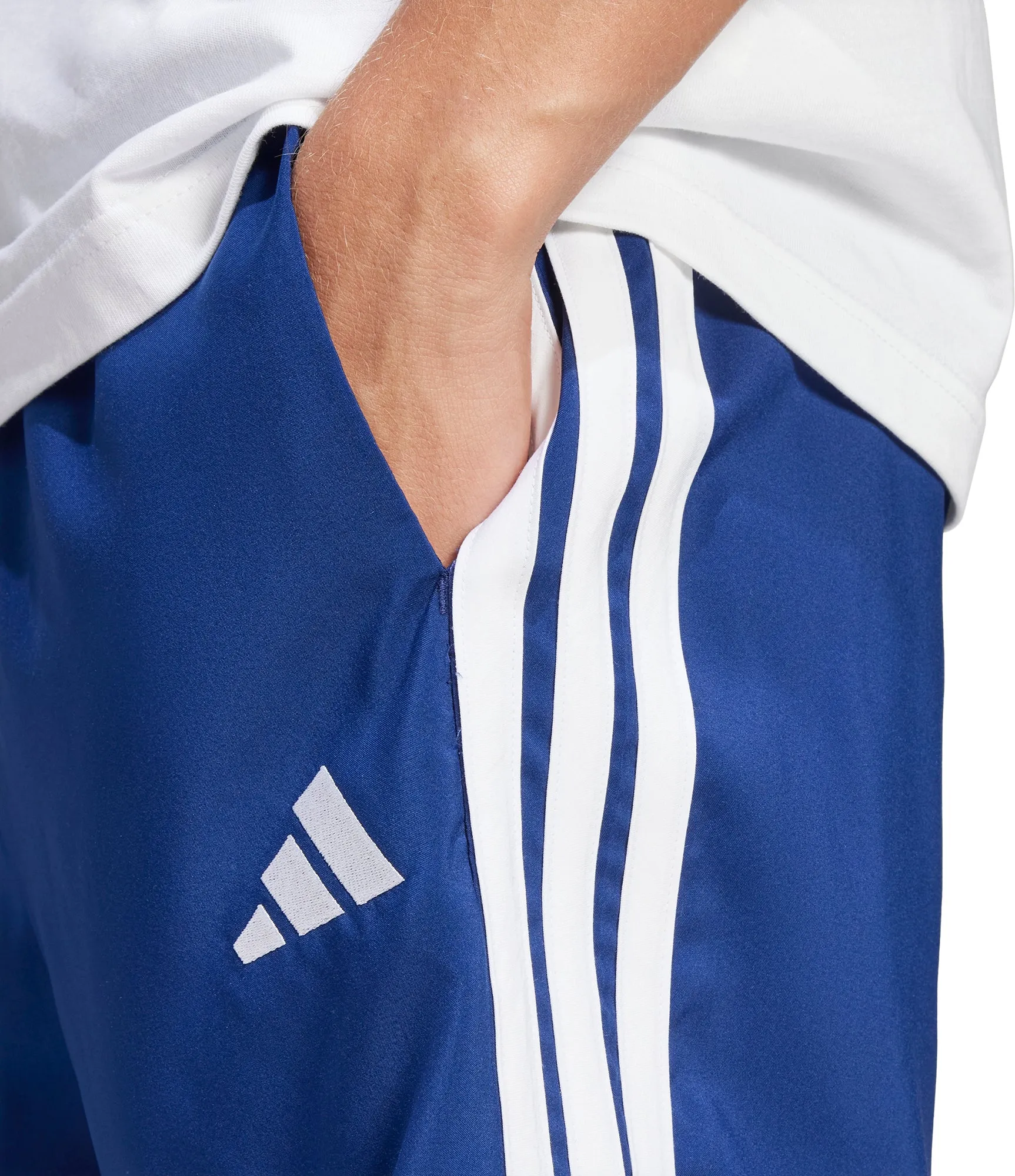 adidas Essentials 3 Stripes Chelsea Mens Training Shorts - Blue shorts set RecycledPolyester