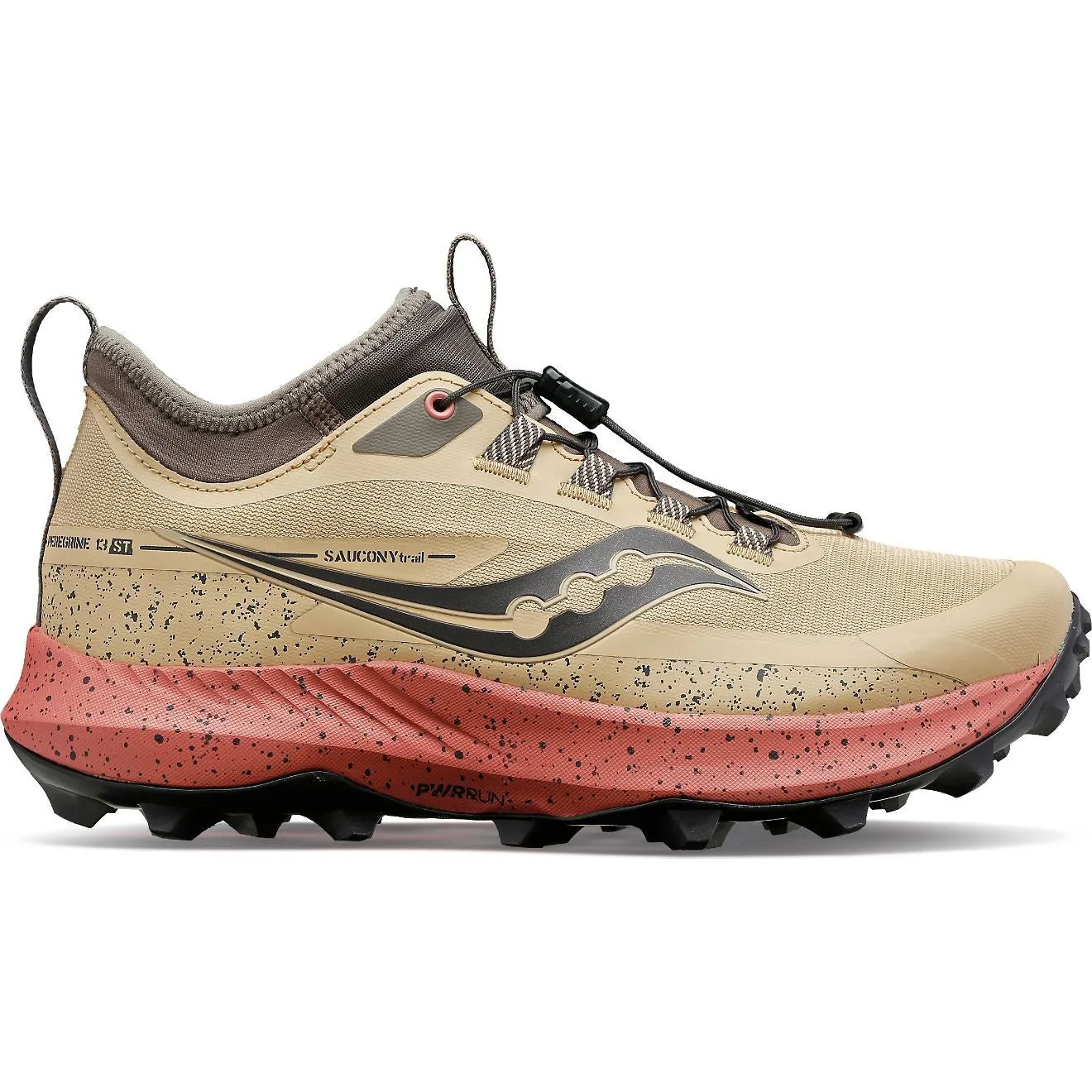 Saucony Peregrine 13 ST (Womens) - Desert/Umber Abrasion resistant