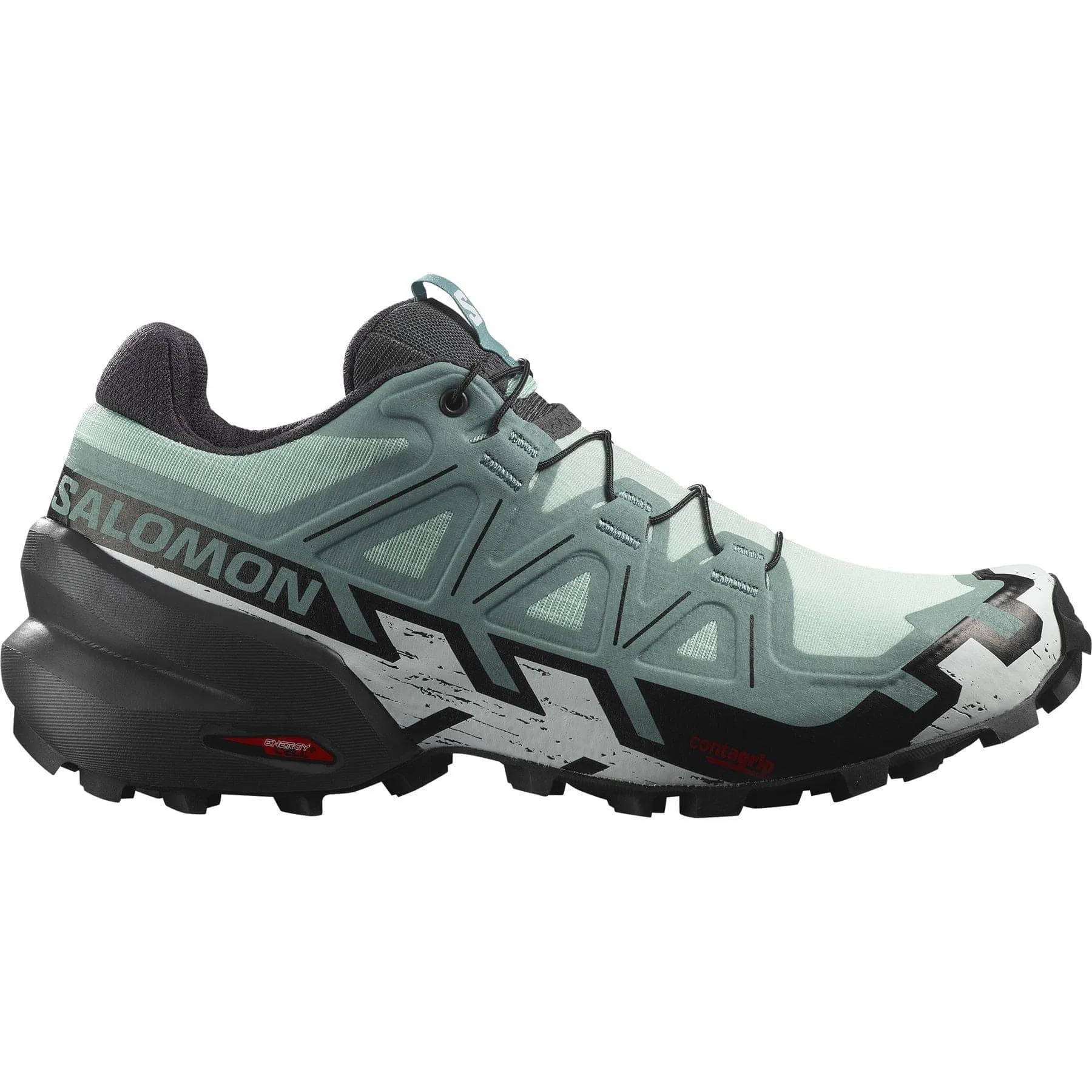 Energy Returning Foam Salomon Speedcross 6 (Womens) - Yucca/Ebony/White