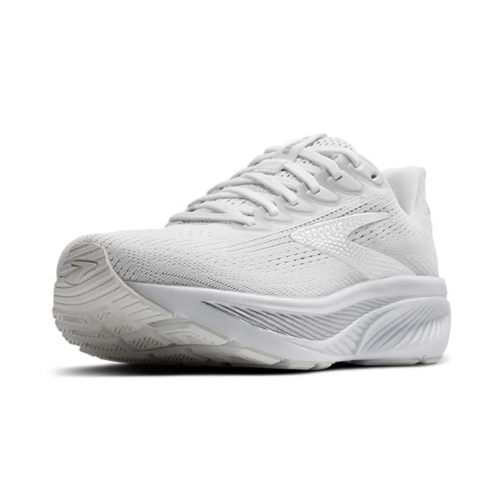 Women's Ghost 17 Running Shoe - White/White/Grey - Regular (B) running for endurance