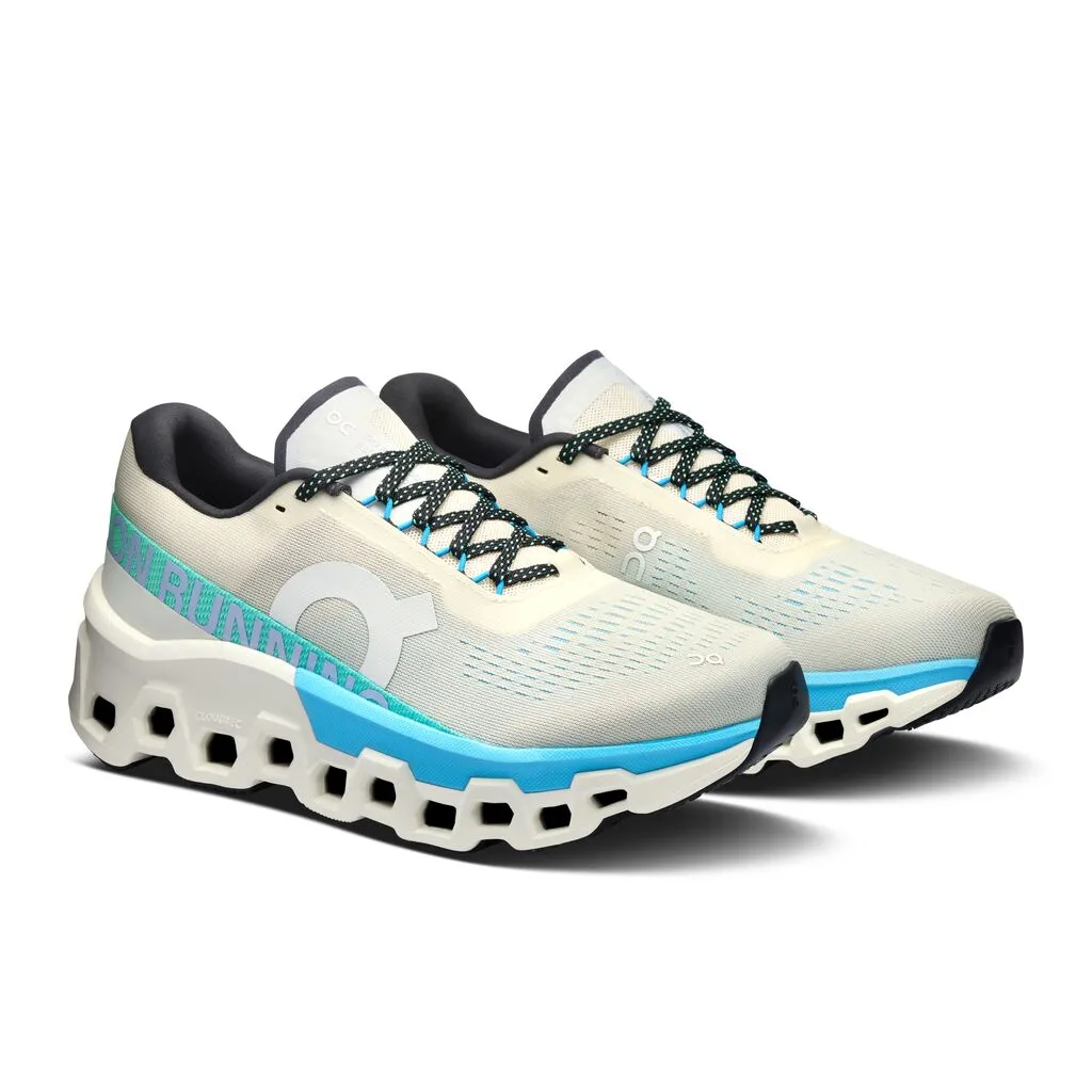 On Women's Cloudmonster 2 Running Shoes Cream / Horizon running in the cold shoes