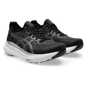 cycling shoes Anti   Slip Feature Women's Gel-Kayano 31 Running Shoe - Black/Pure Silver - Wide (D)