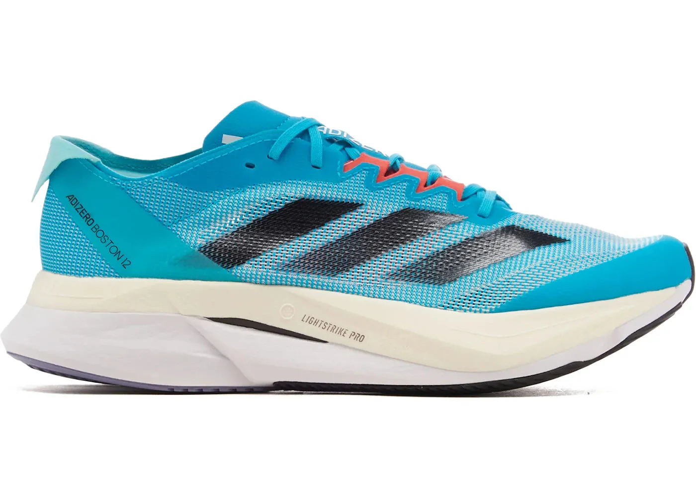 Adidas Adizero Boston 12 Lucid Cyan Odor Control Technology