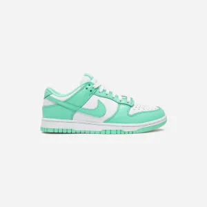 Nike Dunk Low Green Glow WMNS Abrasion Free Lacing Flexible Wear