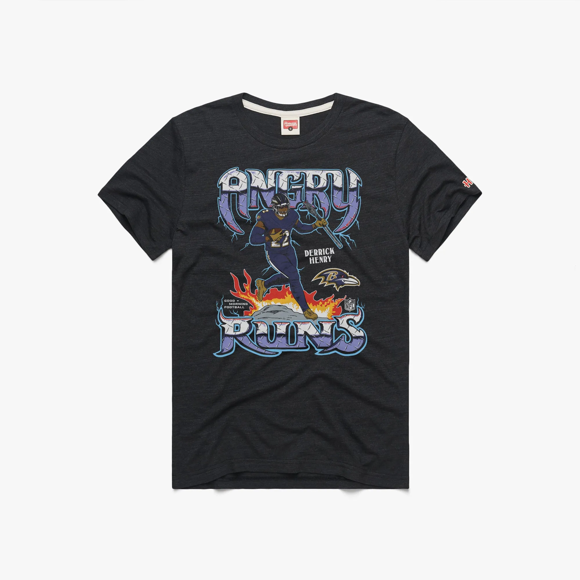 Angry Runs 2024 Ravens Derrick Henry Layerable Look Holiday Wear