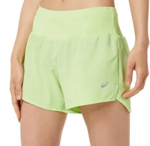 Asics Road 3.5 Inch Womens Running Shorts - Green Sporty Design hypoallergenic