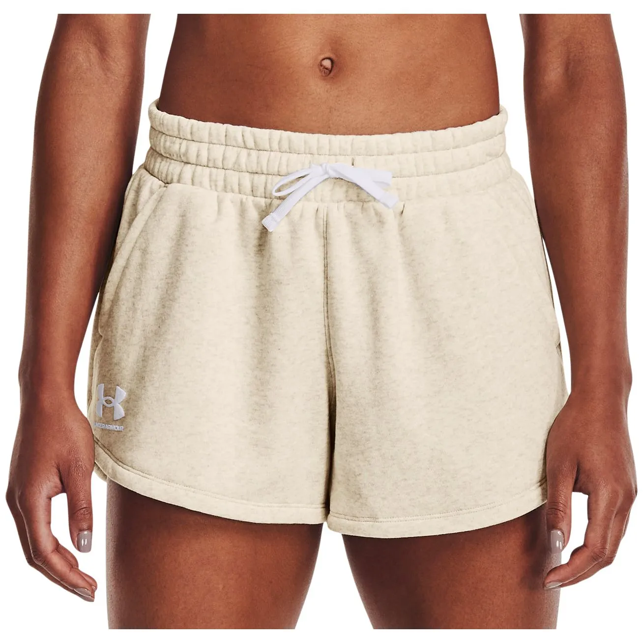 Formal Wear Christmas gift Under Armour Rival Fleece Womens Training Shorts - Beige