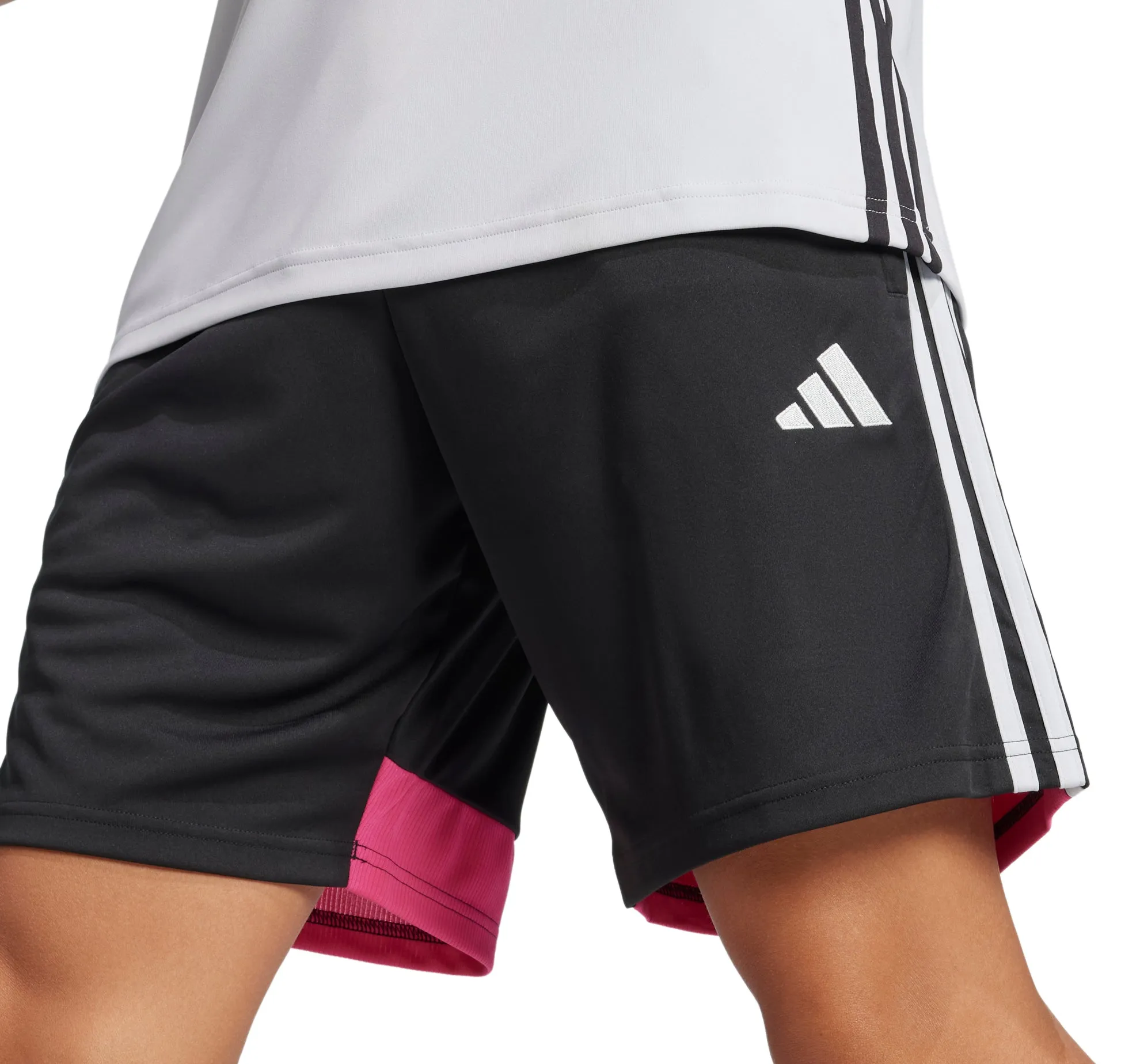 adidas Tiro 25 Essentials Mens Training Shorts - Black Ventilated Mesh Panels
