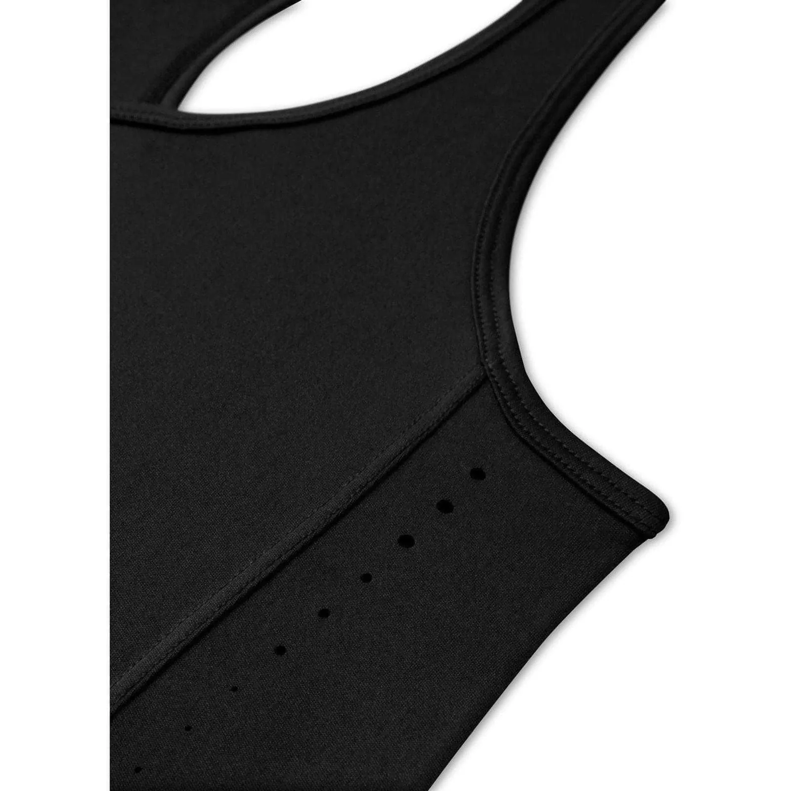 cylindrical defensive role TCA Laser Tech Lightweight Womens Running Vest - Black