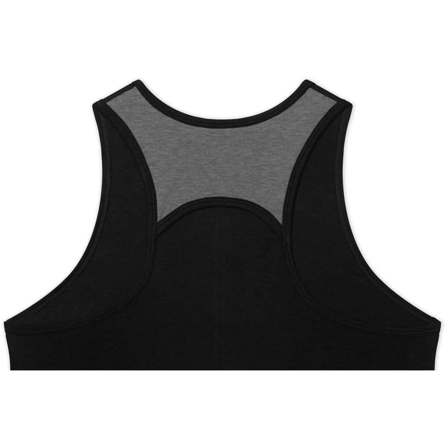 Tagless Neckline complex appearance TCA Natural Performance Womens Running Vest Tank Top - Black