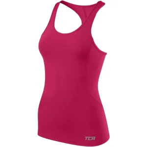 TCA Pro Performance Womens Running Vest Tank Top - Pink Compression Support Build