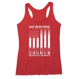 Drop Shoulder Cut Women's Everyday Tank Top - Because of the Brave