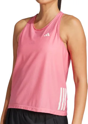 adidas Own The Run Womens Running Vest Tank Top - Pink Active Freshness long range mission