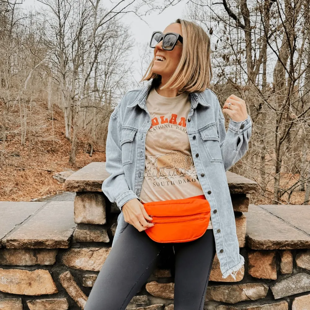 Beaded details Badlands National Park Tee