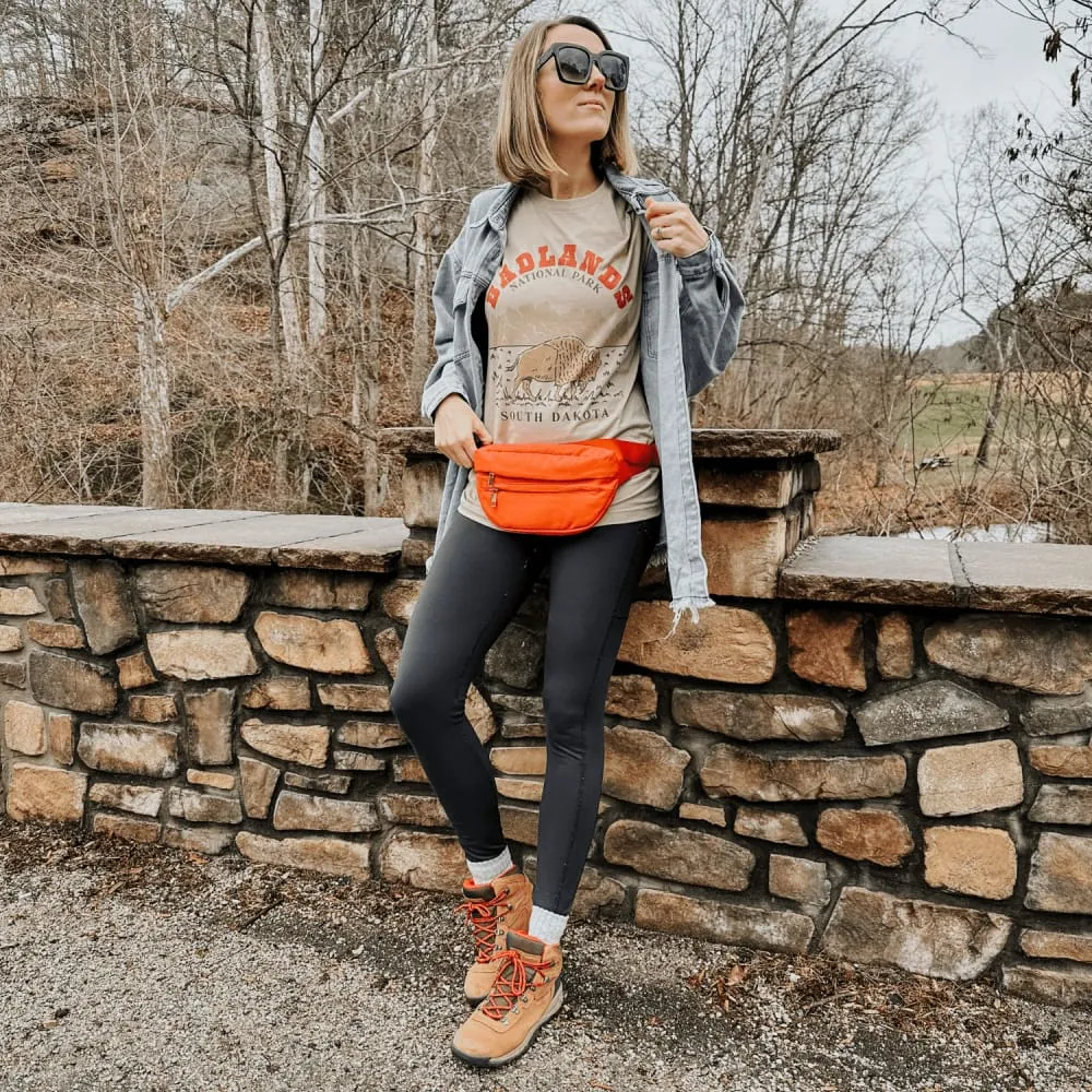 HeatResistantMaterial Eco Friendly Production Badlands National Park Tee