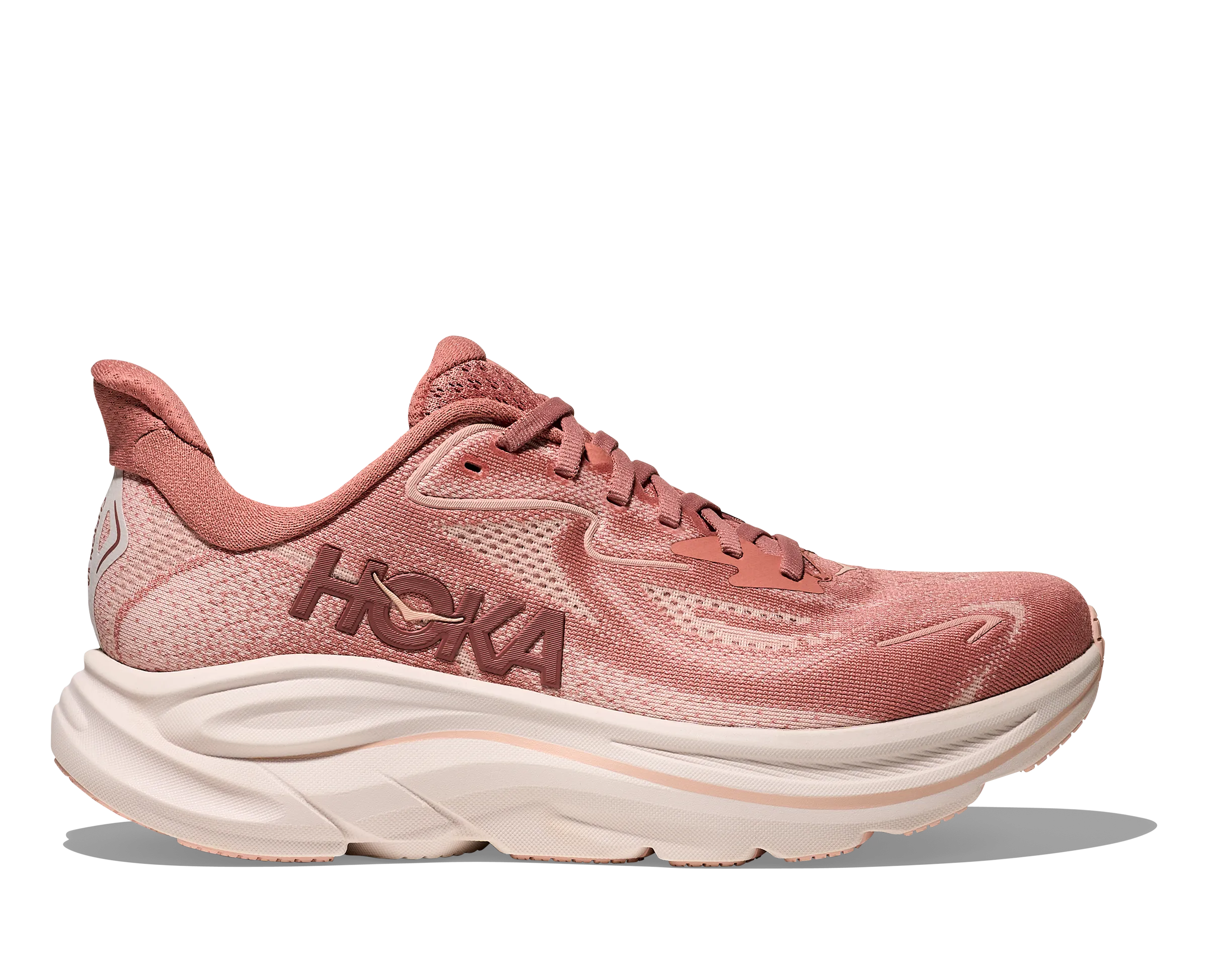 Slip Resistant Treads Women's Clifton 10 WIDE (BHRS - Blush/Rose Latte)