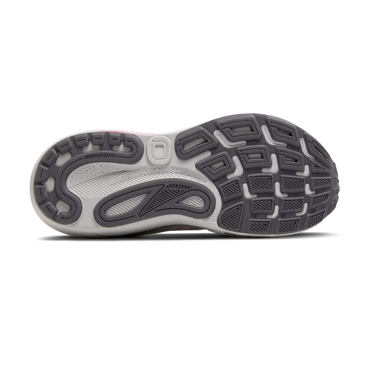 Women's Adrenaline GTS 24 Running Shoes Oyster / Excalibur / Pink Shock-absorbing feature running in a dock area shoes