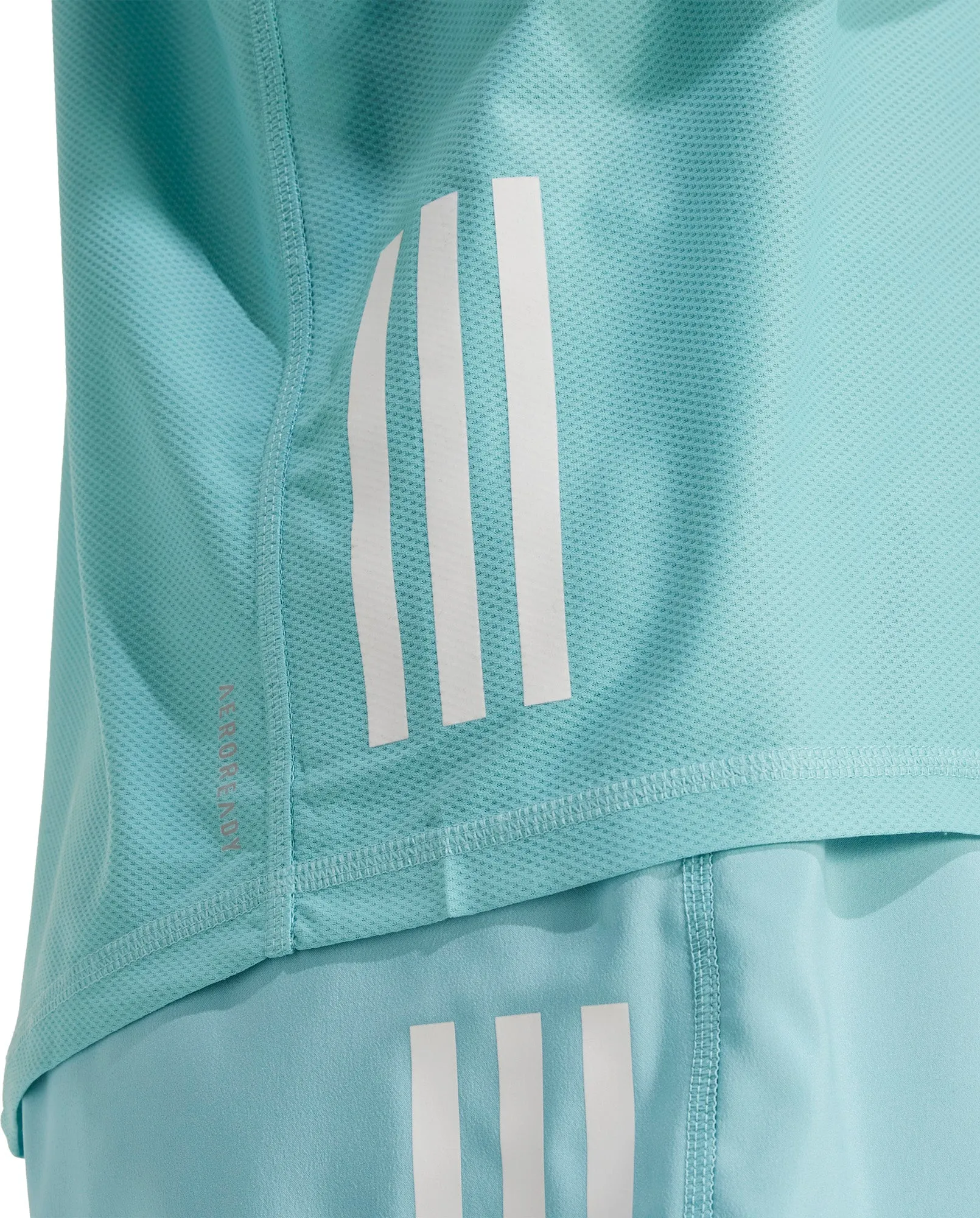 Ergonomic Shape adidas Own The Run Womens Running Vest Tank Top - Green