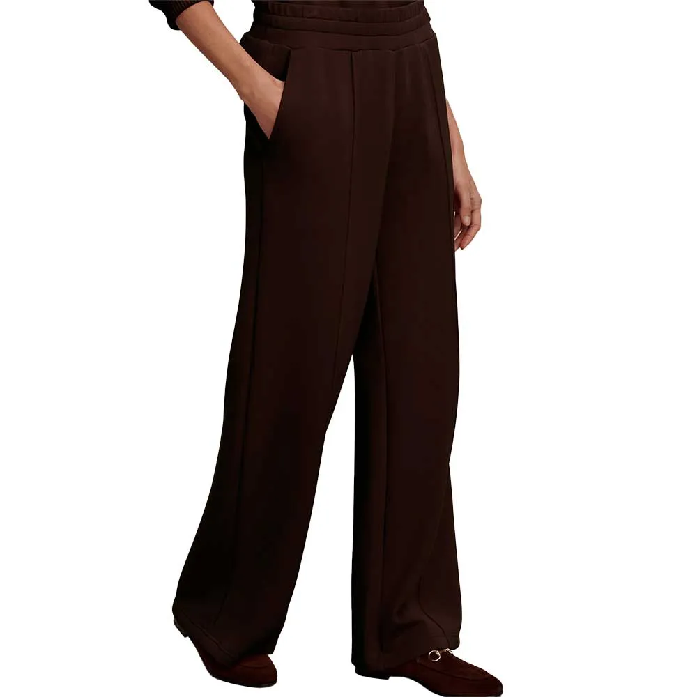 Speed and Comfort Anti Pilling Fabric Women's Wide Leg Pant 30" - Coffee Bean