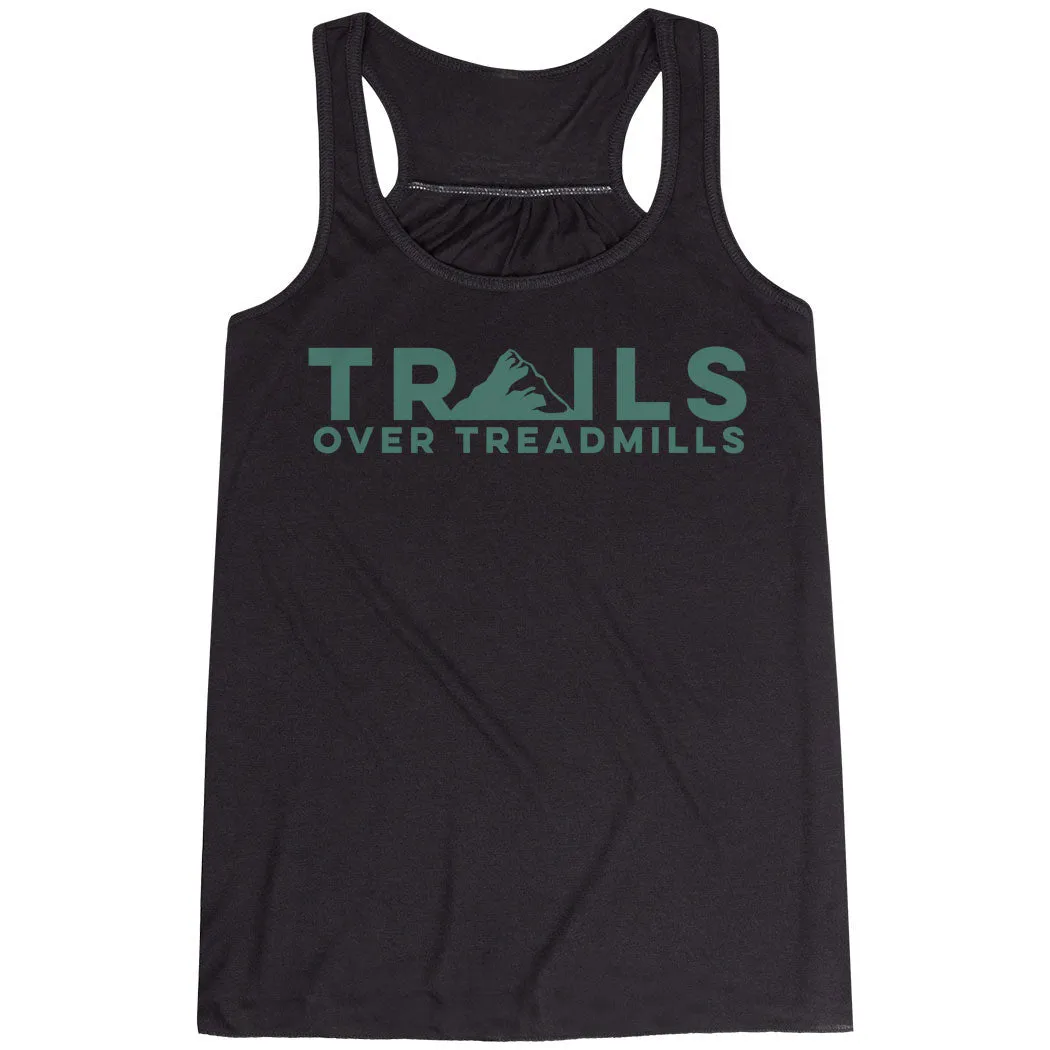 Flowy Racerback Tank Top - Trails Over Treadmills Unique