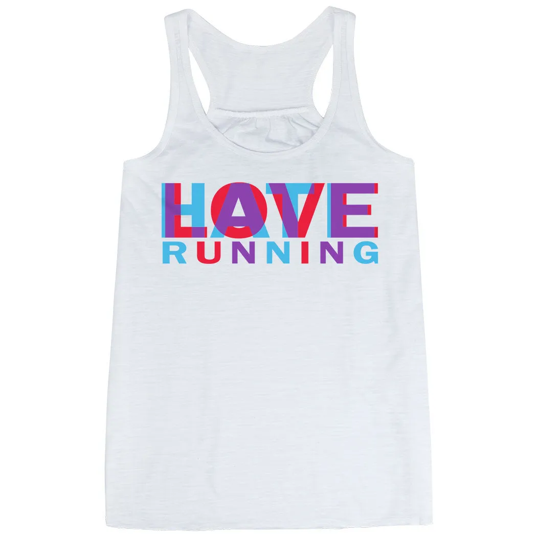 Flowy Racerback Tank Top - Love Hate Running Compression Fit