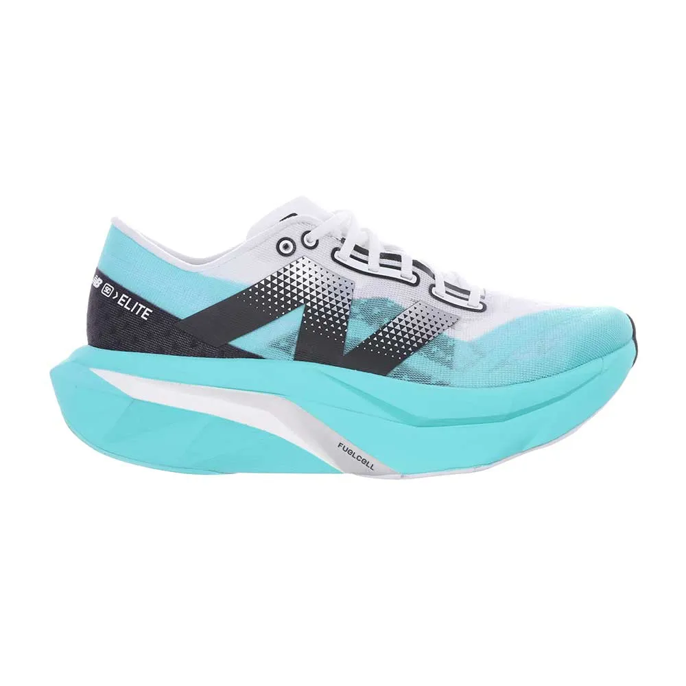 running for a way to stay competitive Women's FuelCell SuperComp Elite v4 Racing Shoe - Cyber Jade/White - Regular (B)