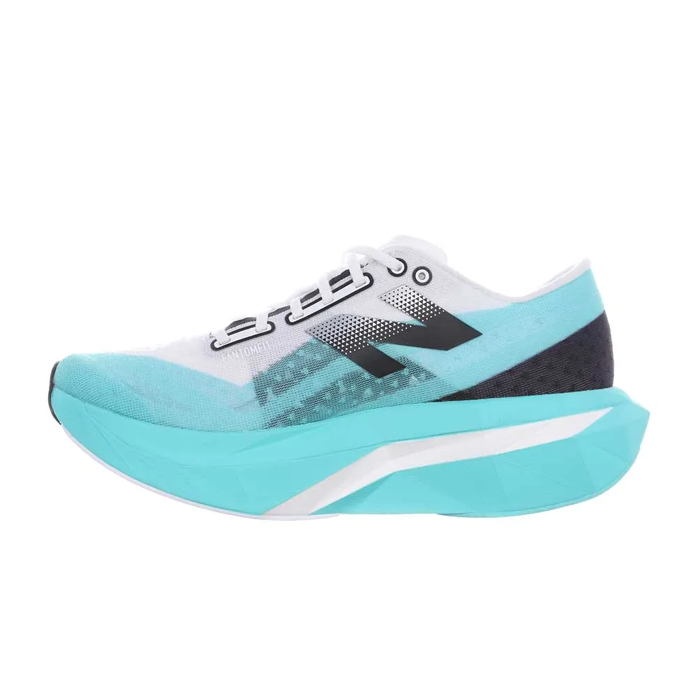 beach - runner Women's FuelCell SuperComp Elite v4 Racing Shoe - Cyber Jade/White - Regular (B)