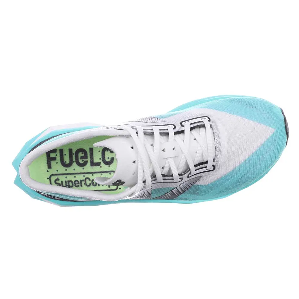 kids' running shoes Women's FuelCell SuperComp Elite v4 Racing Shoe - Cyber Jade/White - Regular (B)