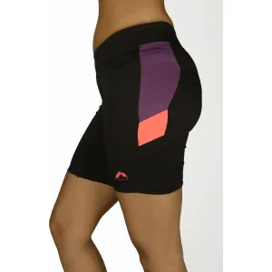 More Mile More-Tech Womens Short Running Tights - Black Breeze Friendly Lace trim