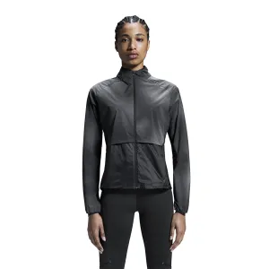 On Running Weather Lumos AW24 Women's Running Jacket - Black Cold-Weather Comfort Windproof Construction