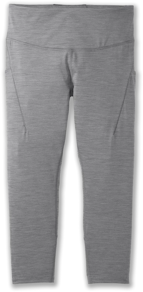 Women??s Spark Capri (033 - Heather Charcoal) Aerated Seam Placement