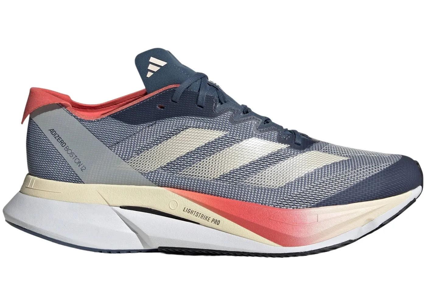 School Run Adidas Adizero Boston 12 Boston Marathon Preloved Ink Wonder White Preloved Scarlet