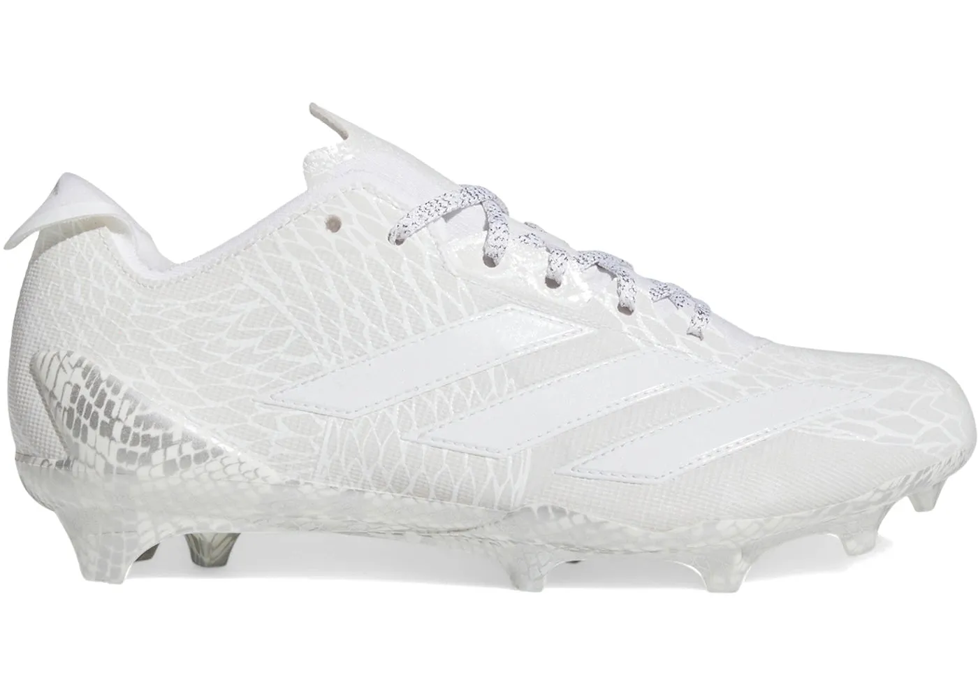 Adidas Adizero Electric Ii Exotic Speed Cloud White Silver Metallic Relaxed Cushion Lace Up Closure System