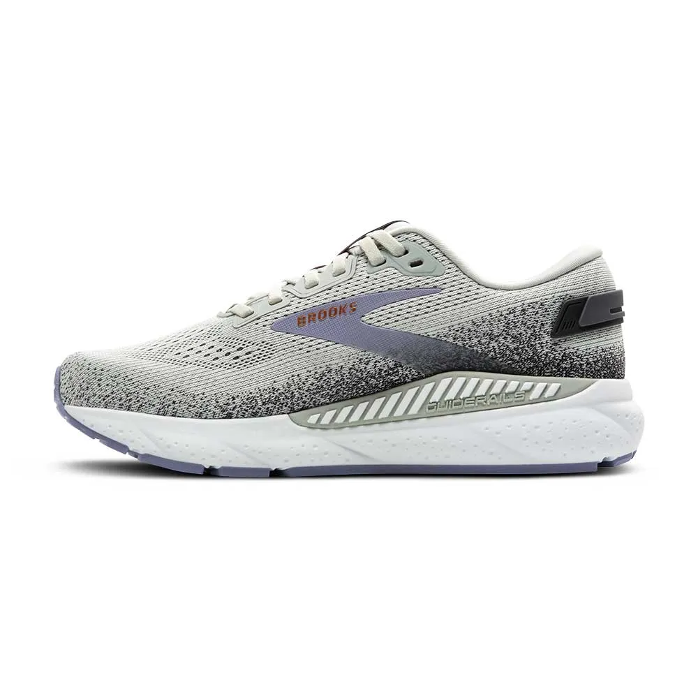 logo - strapped shoes used Women's Ariel GTS 24 Running Shoe - Mercury/Ebony/Sweet Lavender - Regular (B)
