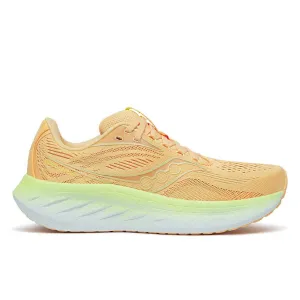 Saucony Ride 18 (Womens) -  Peach/Sunny Balanced Cushioning Tech afternoon running footwear