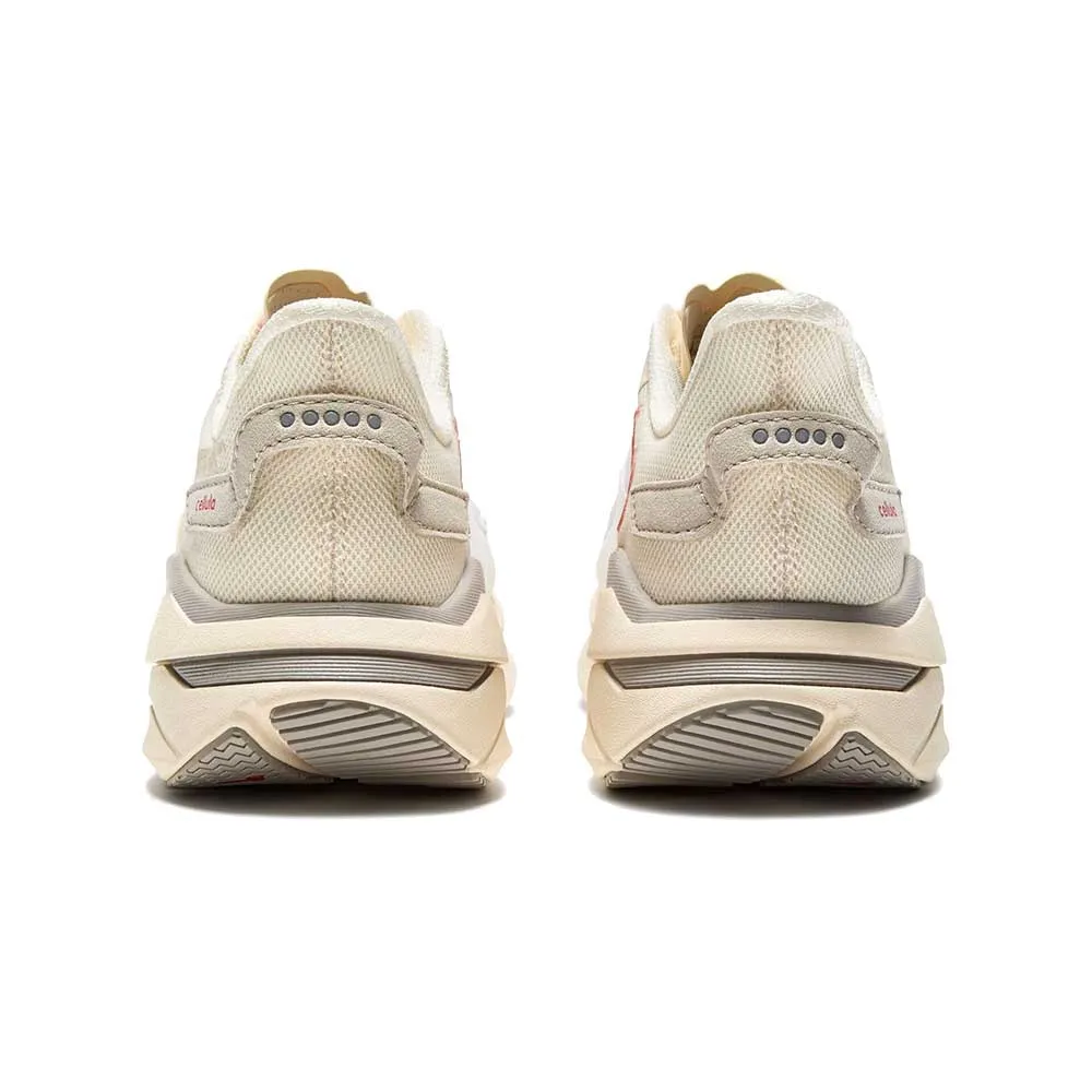 Women's Cellula Running Shoe - White/Whisper White/Chateau - Regular (B) reinforced - structure shoes