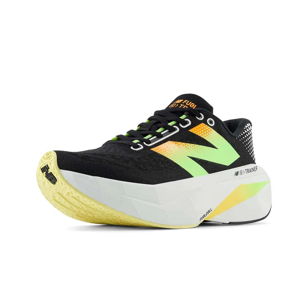 Anti Slip Outsole Technology Women's FuelCell SuperComp Trainer v3 Running Shoe - Black/Phantom - Regular (B)