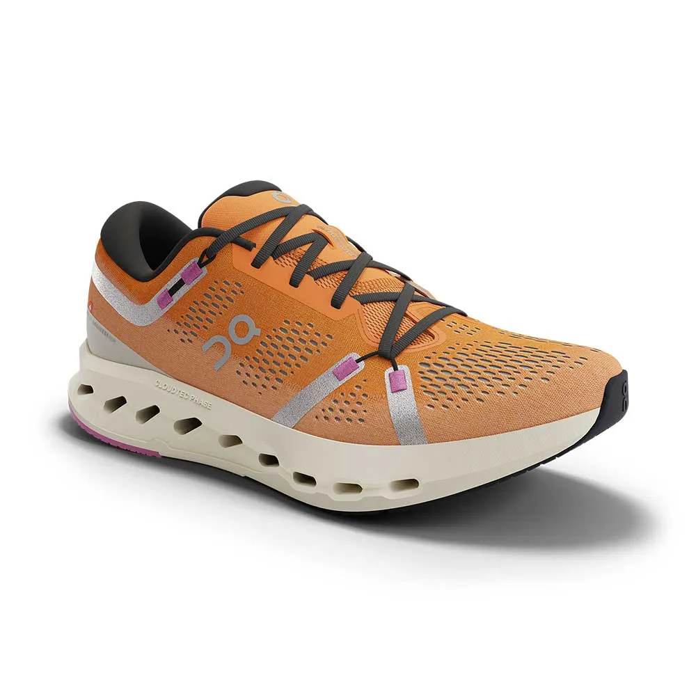 Vibration Dampening Core running shoes with traction pattern Women's Cloudsurfer 2 Running Shoe - Tangerine/Ivory - Regular (B)