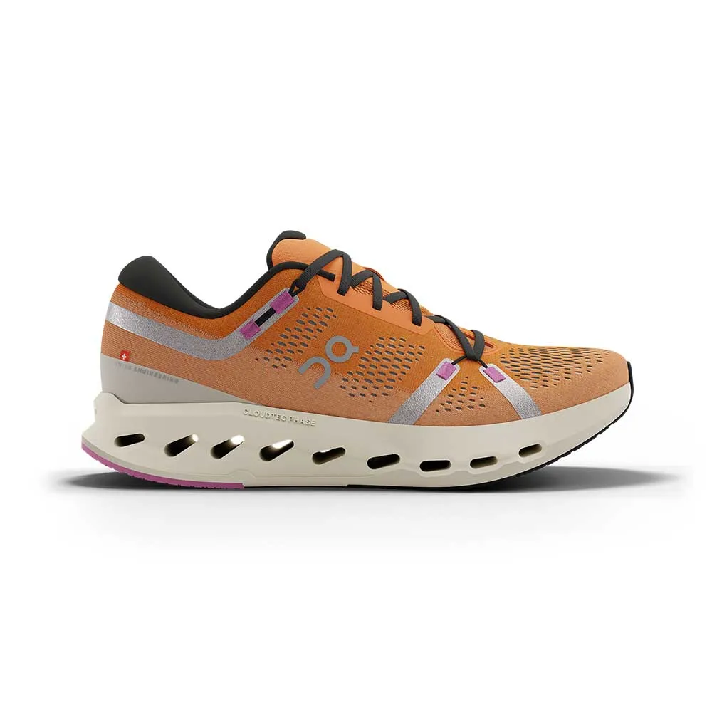 Women's Cloudsurfer 2 Running Shoe - Tangerine/Ivory - Regular (B) cushion - firm shoes