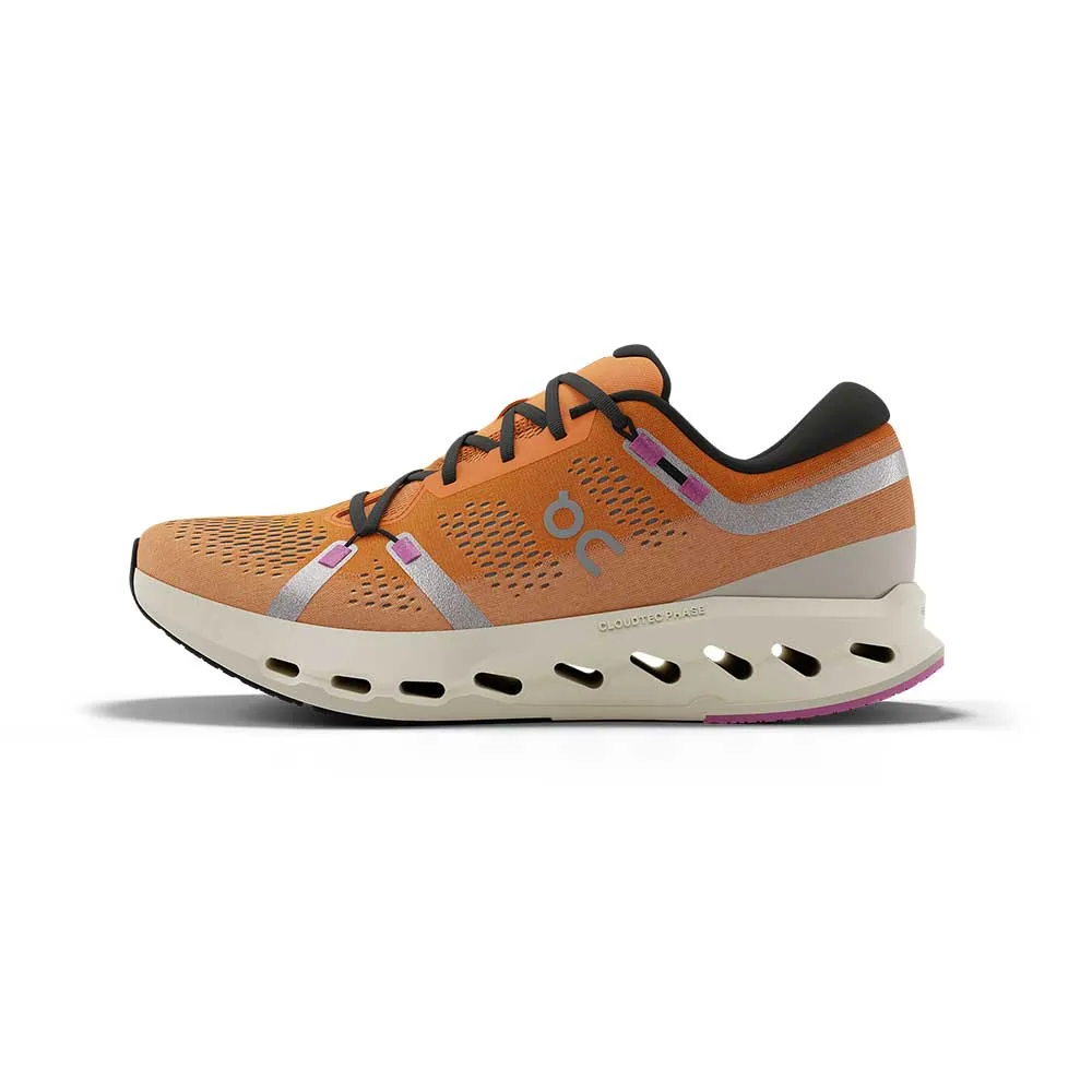 Adjustable Heel Lock Women's Cloudsurfer 2 Running Shoe - Tangerine/Ivory - Regular (B)