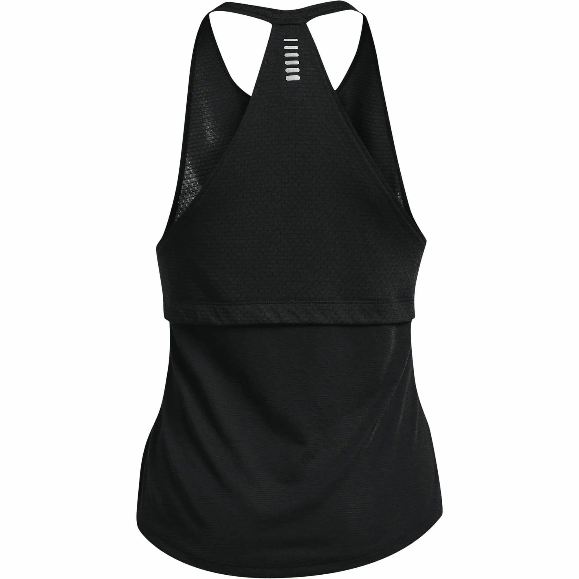 Under Armour Streaker Womens Running Vest Tank Top - Black Air - defense - related